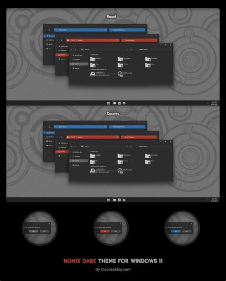 Numix with dark theme mode enabled on GNOME