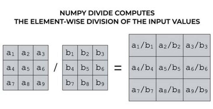 Numpy: Divide each row by a vector element