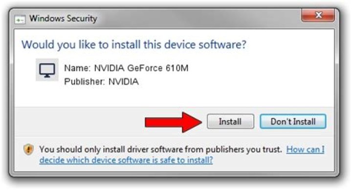 Nvidia geforce 610m driver download and installation