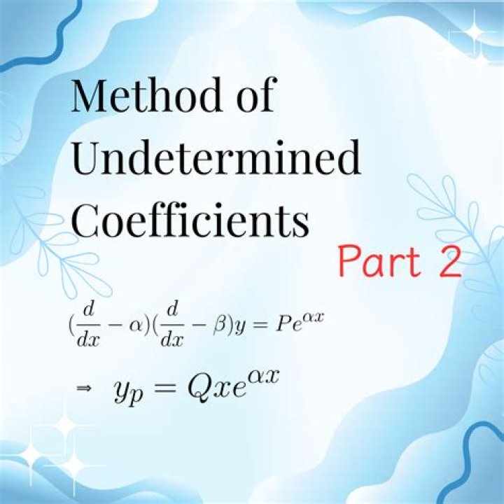 ODE problem using method of undetermined coefficients