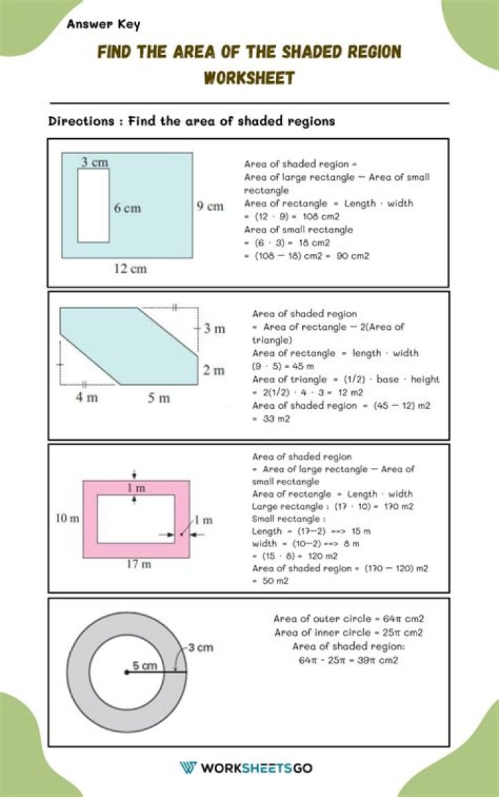 One tricky question from geometry, finding area of shaded region