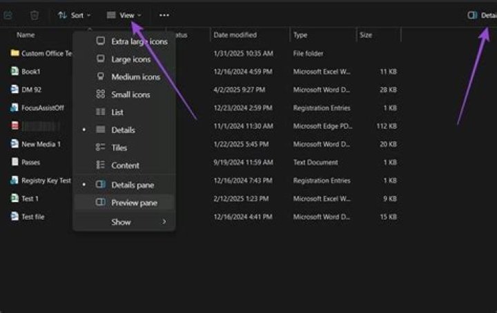 open preview button
