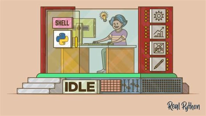 open using idle