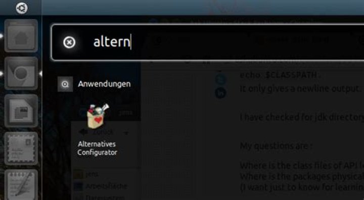 Opening the Alternatives Configurator