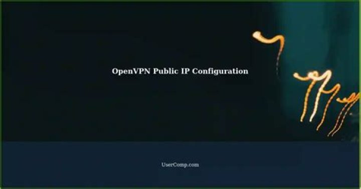 OpenVPN Configuration Issue - Public IP