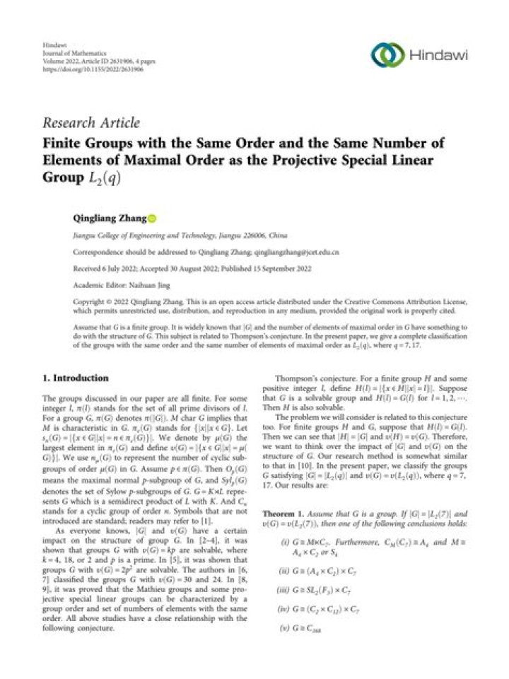 Order of general- and special linear groups over finite fields.