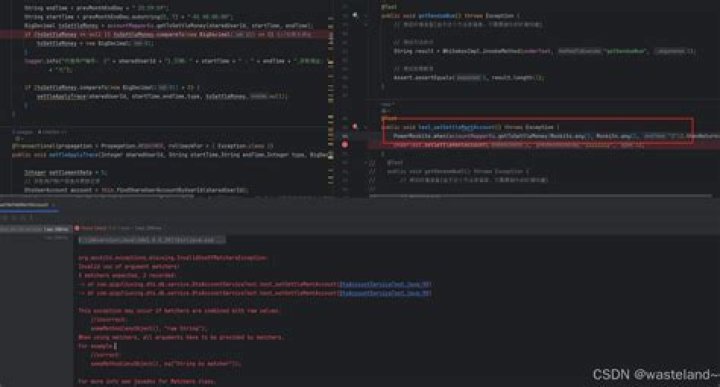 org.mockito.exceptions.misusing.MissingMethodInvocationException