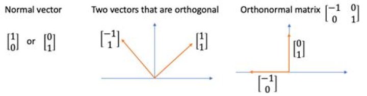 Orthonormal columns and rows