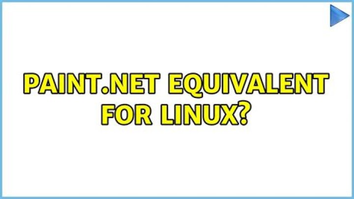 Paint.NET equivalent for Linux?