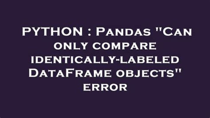 Pandas 