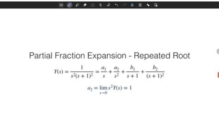 Partial fraction expansion using residue theorem