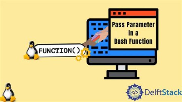 Passing parameters to a Bash function