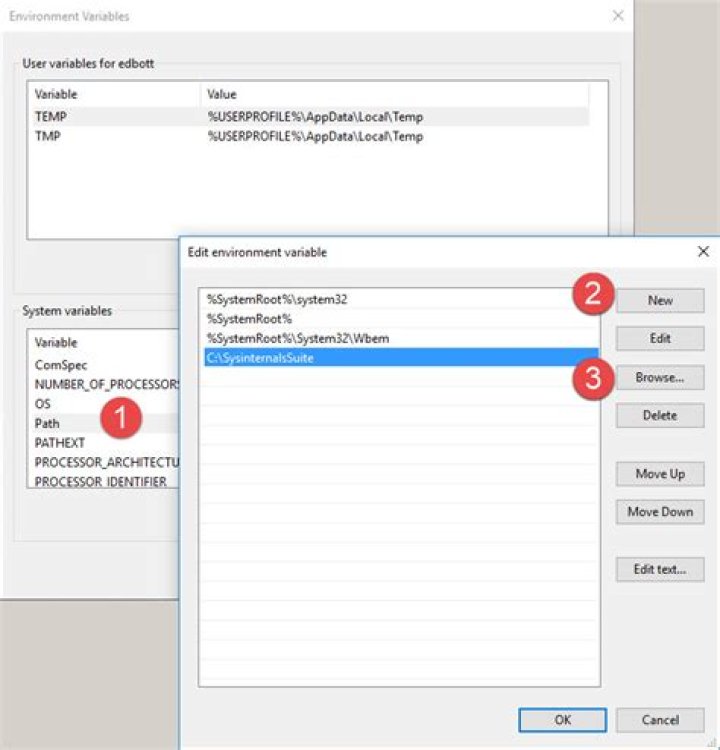 PATH variable editor