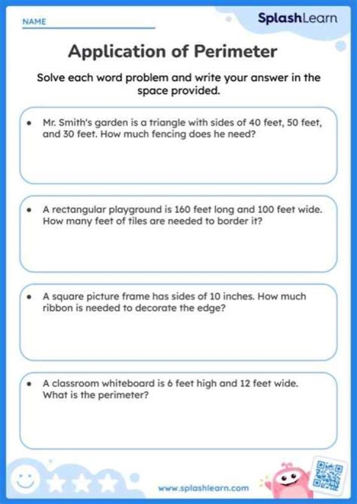 Perimeter or Calculus Word problem