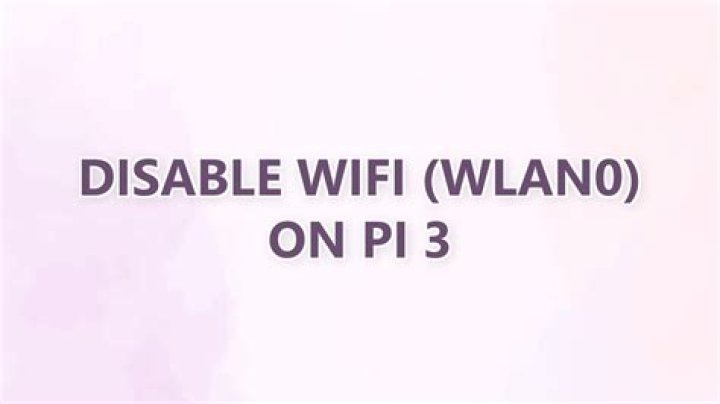 Permanently disable wlan0 on raspberrypi running ubuntu 20