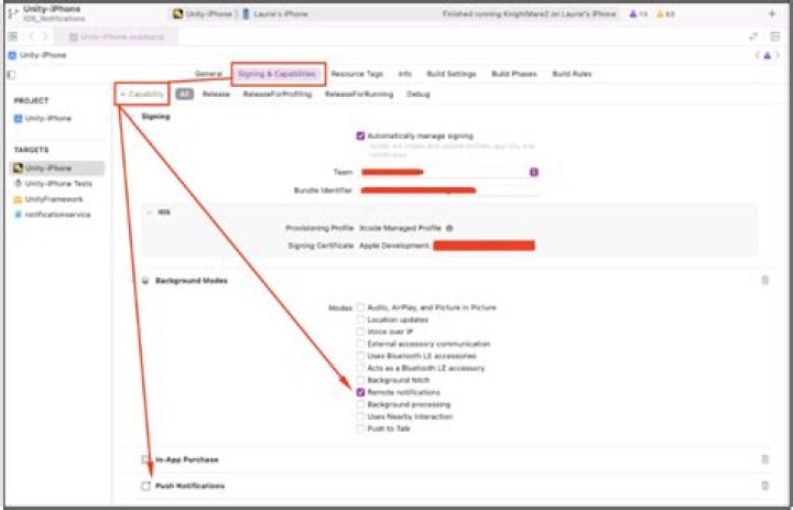 Persistent notifications in Unity