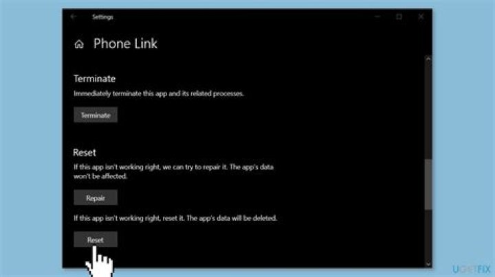 phone link not working in the android APP