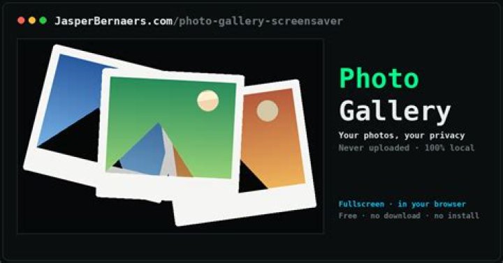 Photo Gallery Screensaver