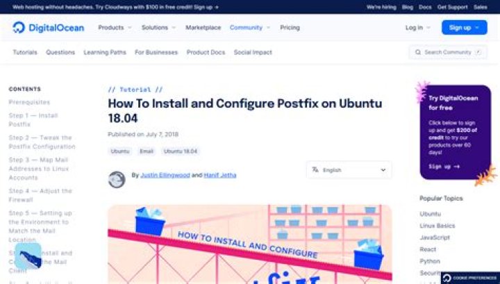 PHP mail() does not work on digitalocean ubuntu 16.04 server