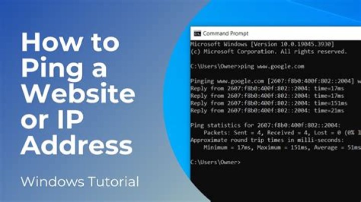 Ping specific web addresses?