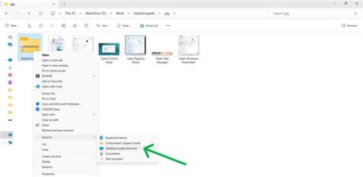 Pinning a specific folder to the taskbar in Windows 7