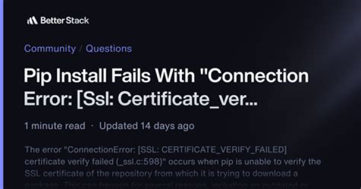 pip install requirement fails