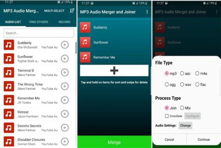 Piping multiple audio files to totem media player