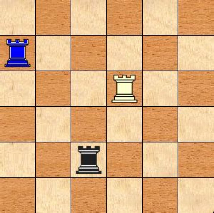 Placing 3 rooks on a 6x6 board such that no two rooks attack each other (rooks can attack others if they are in the same row or column)