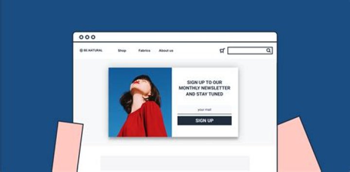 pop-up window