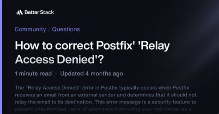 Postfix Relay Access Denied But Spam Still Being Sent?