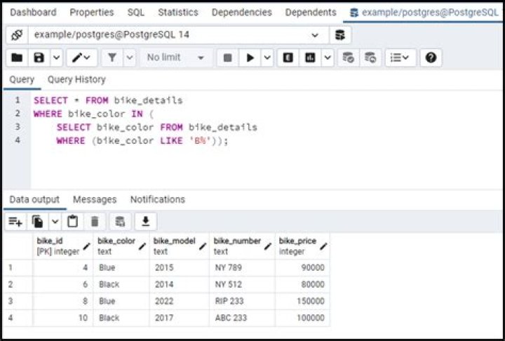 PostgreSQL IN operator with subquery poor performance