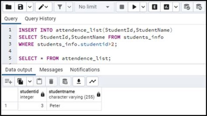 postgresql: INSERT INTO ... (SELECT * ...)
