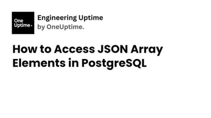 Postgresql json_array_elements
