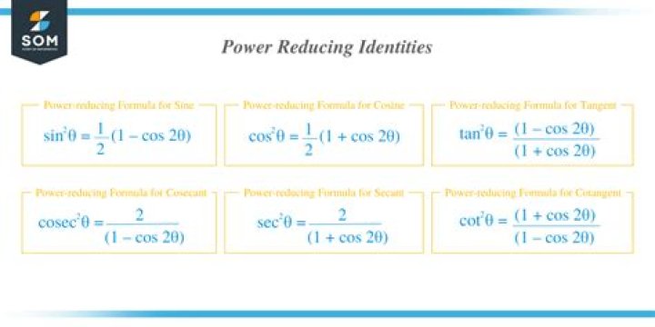 Power Reducing Formula