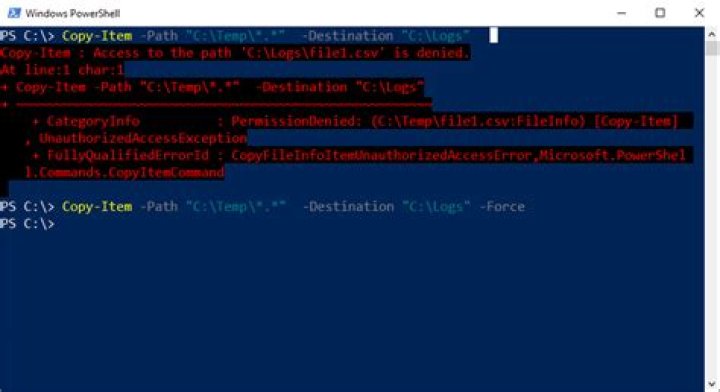 Powershell - Copy file to another folder while keeping folder structure