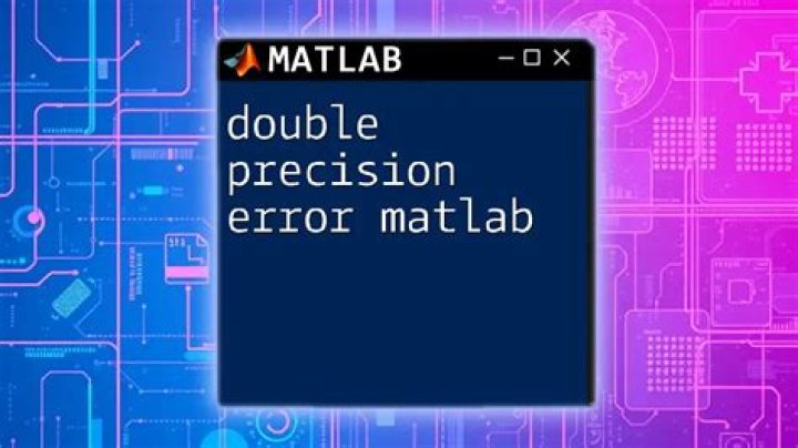 Precision error in double