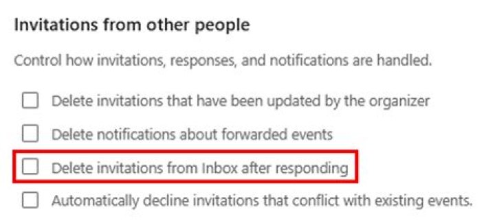 Prevent removal of invites from OSX Outlook