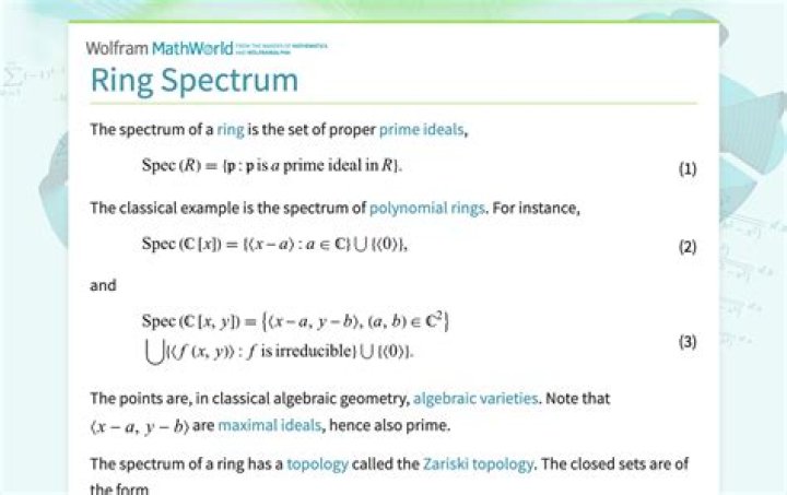 Prime spectrum of a ring, understanding geometry