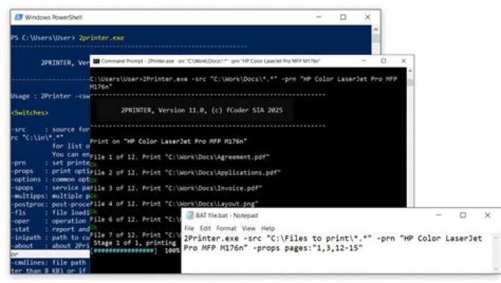 Print from command line