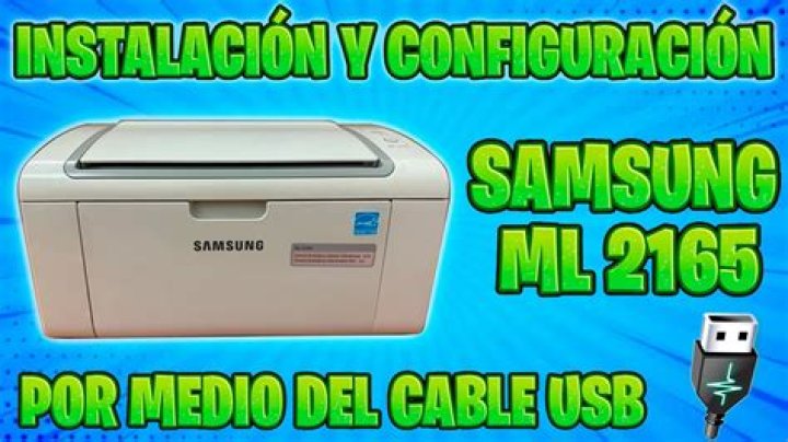Printer Samsung ML-2165W: Installed but it won't print (using USB cable)