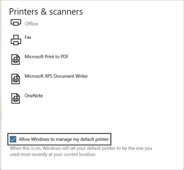 Printer works but docs can only print to file