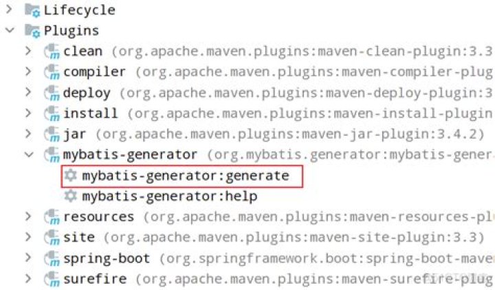 Private Synonym in MyBatis generator