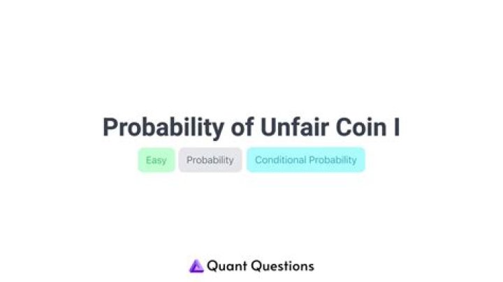 Probability of choosing an unfair coin