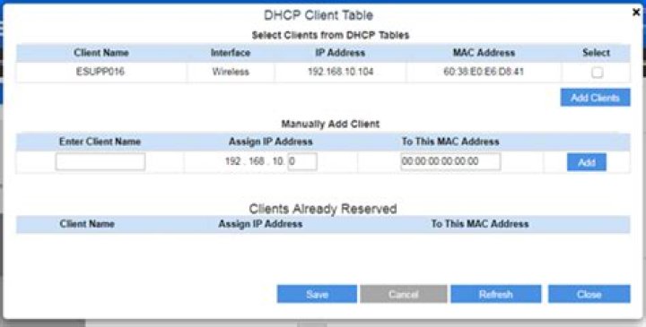 Problem obtaining IP address when connecting to Linksys E4200 with DHCP Reservation established [closed]