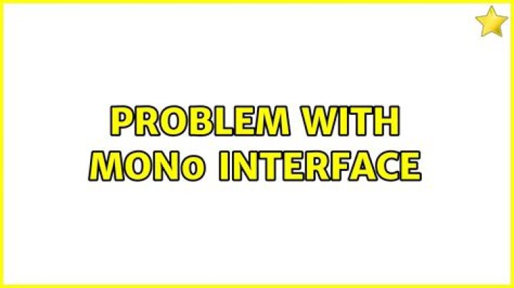 Problem with mon0 interface