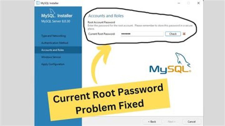 Problem with mysql root password