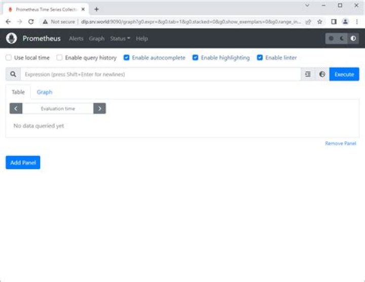 Prometheus New Registry enable HTTP Metrics
