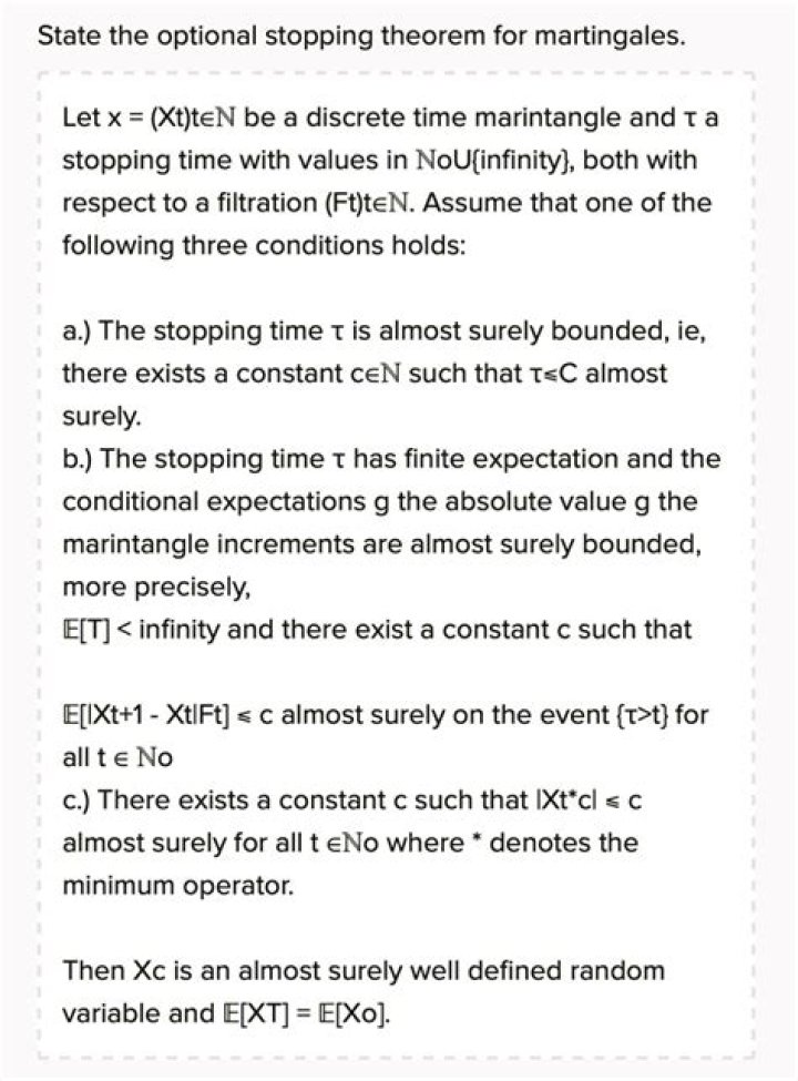 Proof that a stopped continuous-time martingale is a martingale.