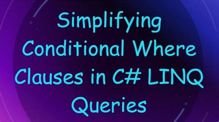 Proper Linq where clauses