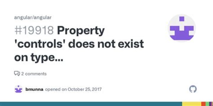 Property 'controls' does not exist on type 'AbstractControl' Angular 4 [duplicate]